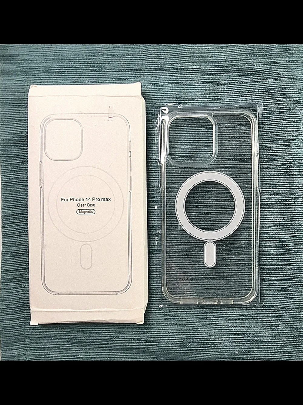 i-Phone 14 Pro Max Magnetic Clear Bumper Cover - Transparent